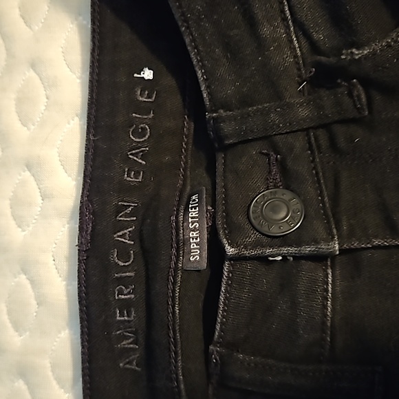 LAST CHANCE American eagle ripped jeans regular size 00 - Picture 3 of 5